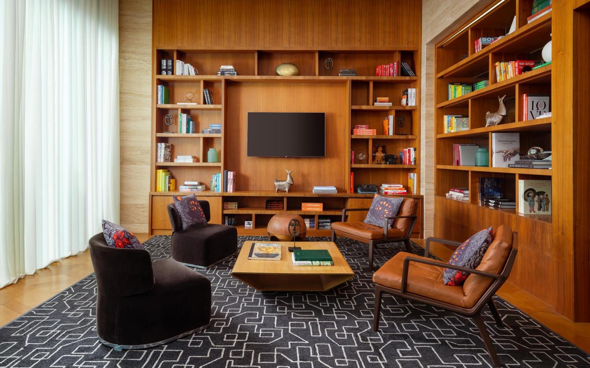 쉐라톤 바쿠 인투어리스트 호텔 외부 사진 Library at The Westin
